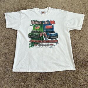 Dale Earnhardt Jr#88 T-Shirt Mountain Dew National Guard Winners Circle Men's XL